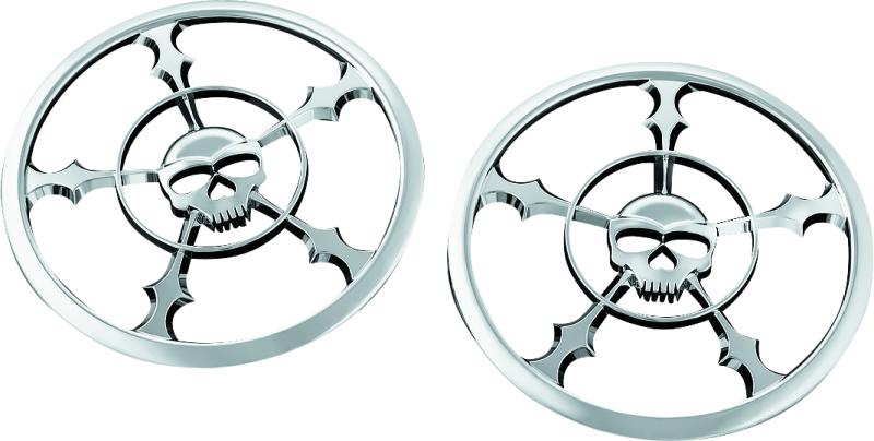 Kuryakyn Zombie Speaker Grill 14-Up Touring Chrome - 7373