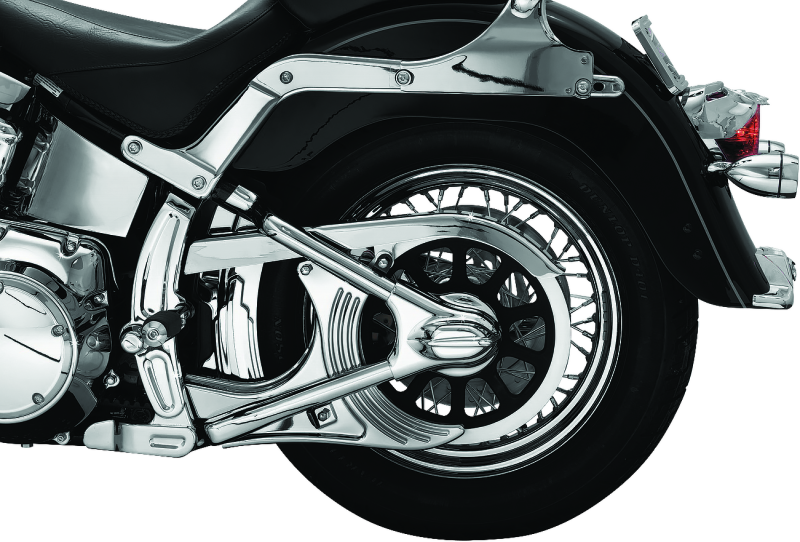 Kuryakyn Kuryakyn Boomerang Frame Covers 08-17 Softails Chrome - 7773