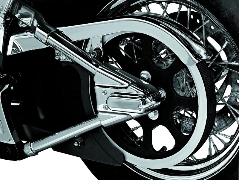 Kuryakyn Kuryakyn Swingarm Cover Kit - Unlighted 00-07 Softail