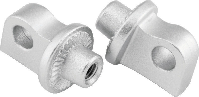 Kuryakyn Splined Peg Adapter Silver - 8899