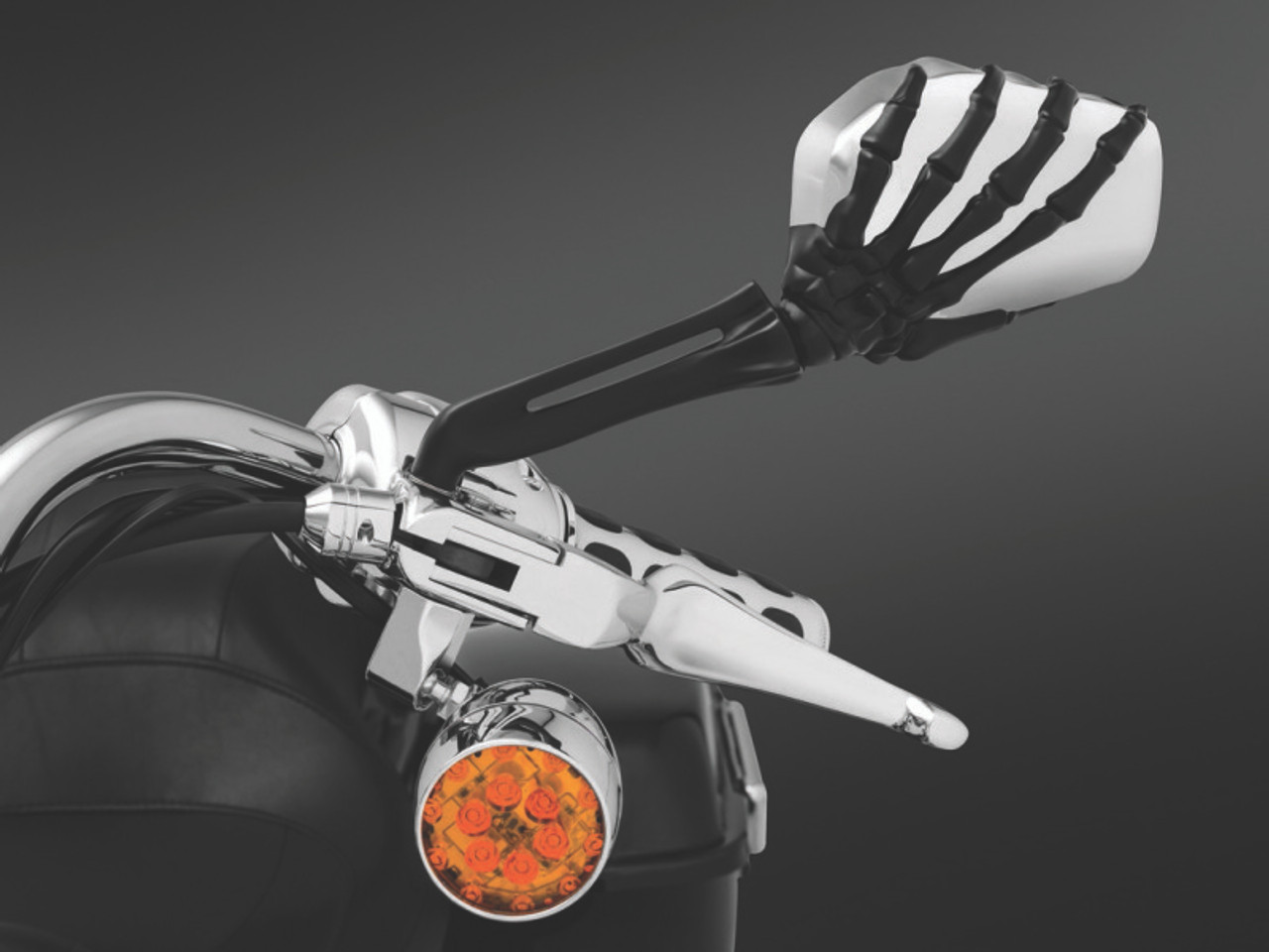 Kuryakyn Skeleton Hand Mirrors