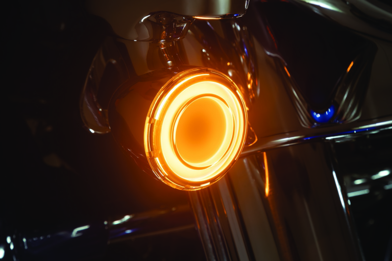 Tracer LED Conversion Kuryakyn 2904 Tracer LED Front Turn Signal ...