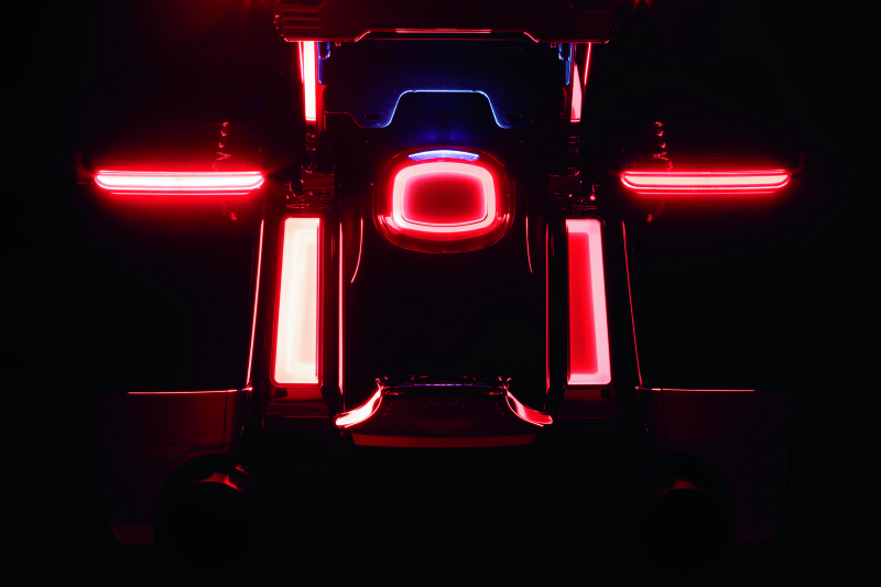Kuryakyn Tracer LED Tail Light Red Lens With License Light