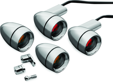 Kuryakyn Kuryakyn Late Style Turn Signal Kit Chrome - 2317