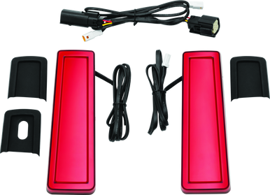 リアノーンライドライン FR Kuryakyn Kuryakyn Tracer Filler Panel Lights Red Lens - 2952