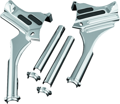 Kuryakyn Kuryakyn Deluxe Neck Covers 95-07 Touring Models Chrome