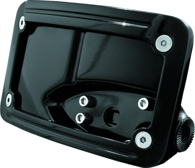 Kuryakyn Curved Horizontal Mount Side License Plate Holders