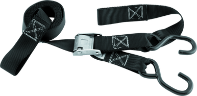 BikeMaster Tiedown 1-1/2 Integrated Softhook - Black - 100517