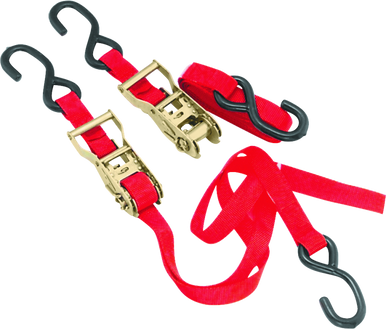 BikeMaster Tiedown 1in Rachet - Red - 100522