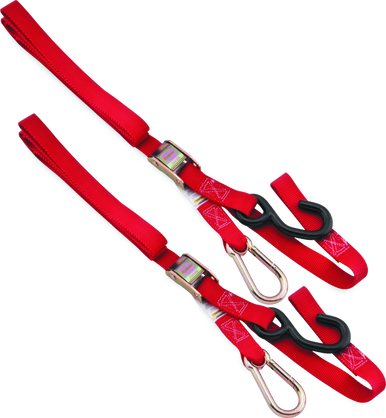 BikeMaster Tiedown Carabiner Softhook - Red - 100536