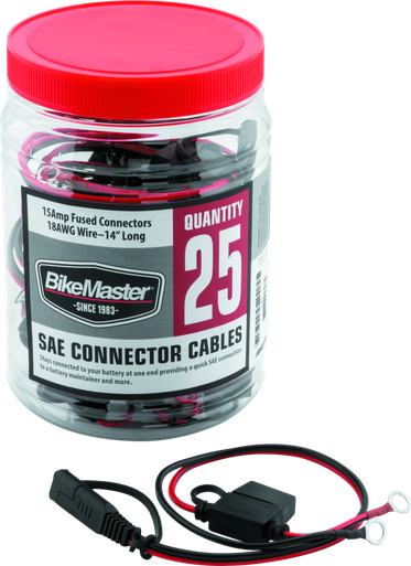 BikeMaster BikeMaster Sae Wire w/Fuse - 25Piece Tub - 152492