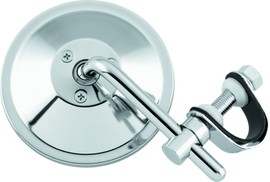 BikeMaster Universal Clamp On Mirror 4in Stem - 600006