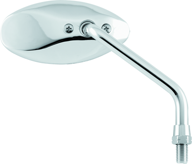 BikeMaster Small Teardrop Mirror Yamaha 10mm - Pair - Chrome - 600254