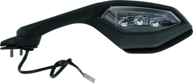 BikeMaster 15-19 Yamaha YZF-R1 15-19 Mirror Left - Black - 600555