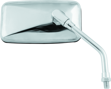 BikeMaster Universal Cruiser Mirror 10mm - Each - Stainless - 601125