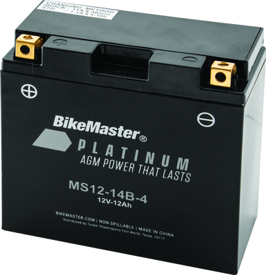 BikeMaster AGM Battery - MS12-14B-4 - 780712