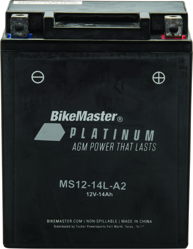 BikeMaster AGM Battery - MS12-14L-A2 - 780714