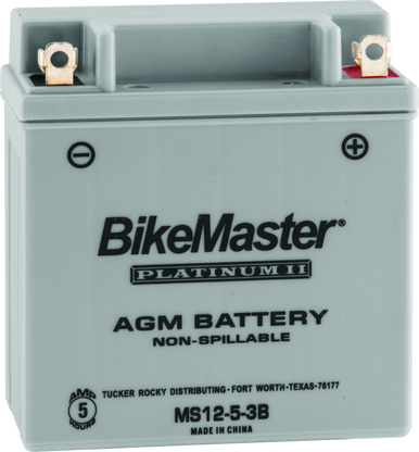 BikeMaster AGM Battery - MS12-5-3B - 780735