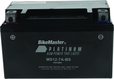 BikeMaster AGM Battery - MS12-7A-BS - 780738