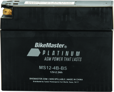 BikeMaster AGM Battery - MS12-4B-BS - 780749