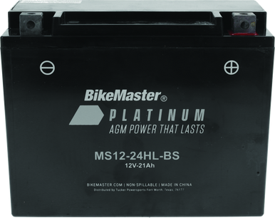 BikeMaster AGM Battery - MS12-24HL-BS - 780765