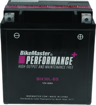 BikeMaster BIX30L-BS Battery - 781139