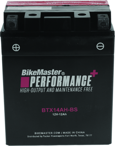 BikeMaster BTX14AH-BS Battery - 781308