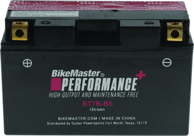 BikeMaster BT7B-BS Battery - 781312