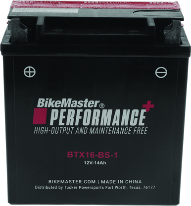 BikeMaster BTX16-BS-1 Battery - 781327