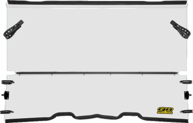 QuadBoss 10-14 Polaris Ranger 400 Folding Windshield - 375646