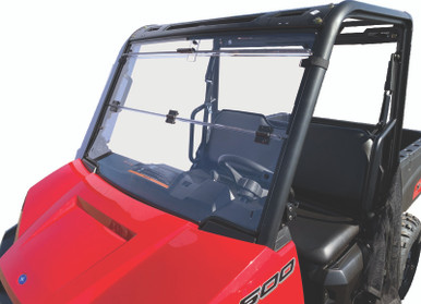 QuadBoss 17-21 Polaris Ranger 500 Windbreak Folding Windshield - 375783