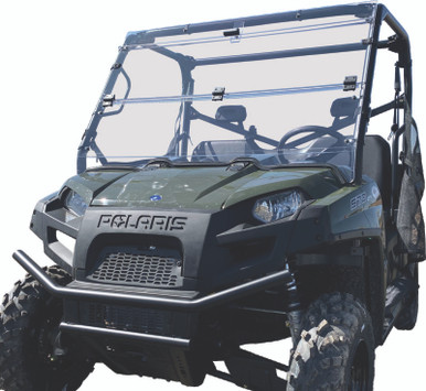 QuadBoss 2013 Polaris Ranger Crew 800 Windbreak Folding Windshield - 375785