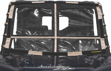 QuadBoss 15-19 Polaris Ranger 1000 Diesel Soft Windshield - 375790