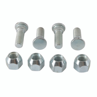 QuadBoss 04-13 Yamaha YFM125 Grizzly Front Wheel Stud & Nut Kit - 608239