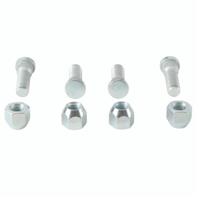 QuadBoss 13-15 Polaris Brutus HD PTO Front Wheel Stud & Nut Kit - 608275