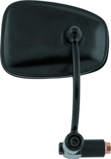 BikeMaster Semi-Retractable Barend Mirrors 7/8in & 1in Bars - Each - Black - 601147