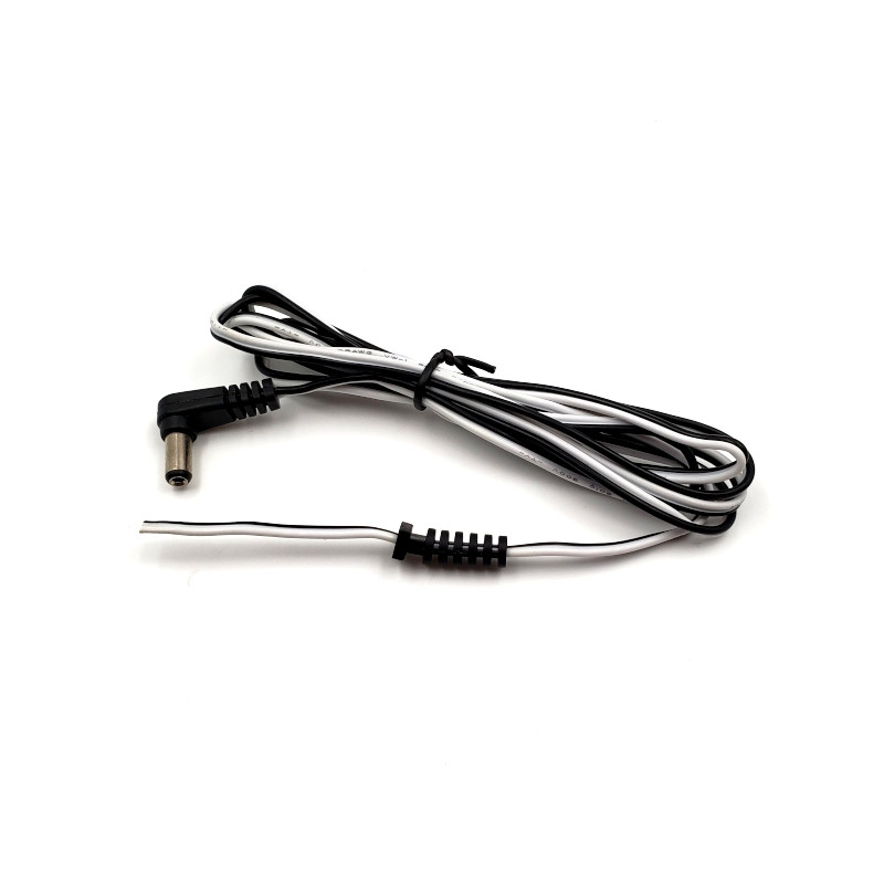 DC 5.5x2.1mm Barrel Plug Right Angle 1.5M Cord Partsbuilt 3D