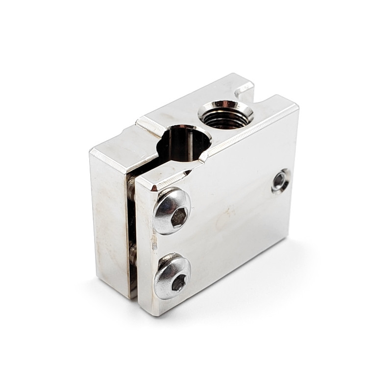 Copper Plated E3D Volcano Compatible Heater Block
