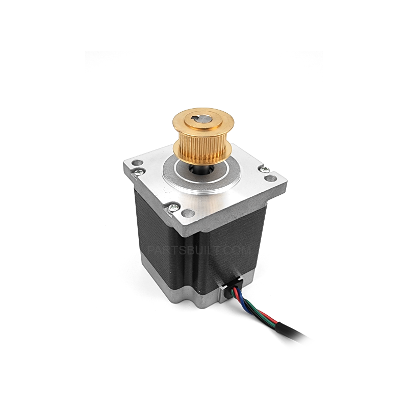 Stepper Motor with Pulley (Z Axis) for Creator 4 | Partsbuilt 3D