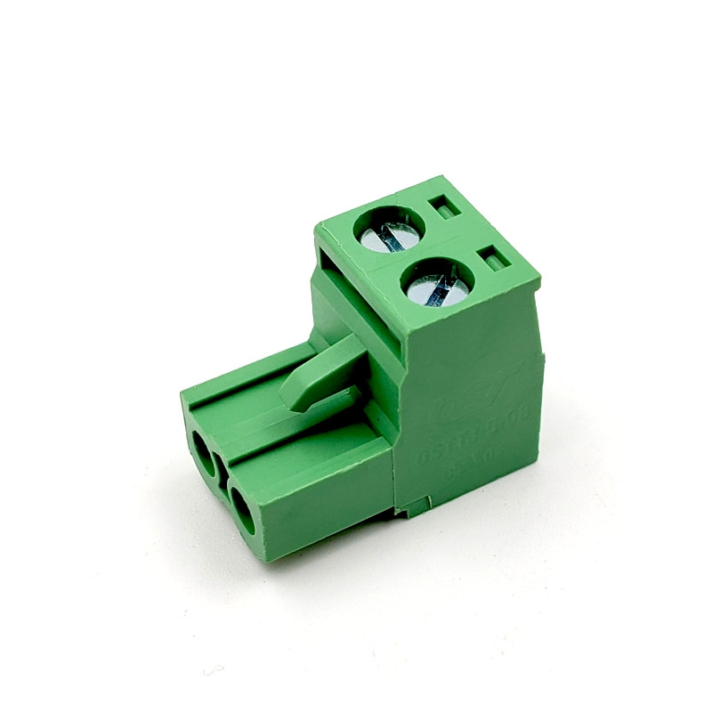 Two Way Block Plug 2 POS, 5.08mm, 20 AMP Terminal Block Plug | Partsbuilt 3D