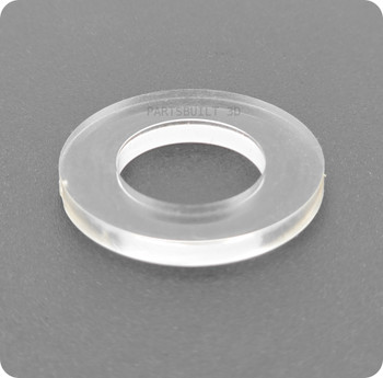 Polycarbonate Clear Spacer for Prusa Nextruder PG Cover (13 ID, 24 OD) Polycarbonate Clear Spacer for Prusa Nextruder PG Cover (13 ID, 24 OD)