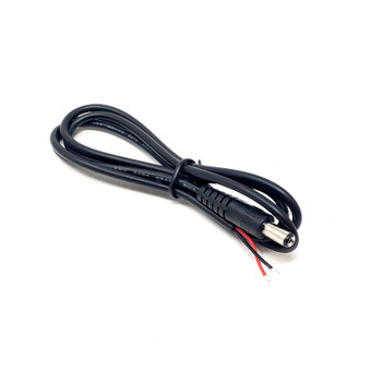 5.5 x 2.1 mm barrel plug with 1m cord 5.5 x 2.1 mm barrel plug with 1m cord