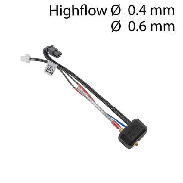 Nextruder CHT Hotend Assembly (High Flow) CORE One, MK3.9, MK3.9S , MK4, MK4S, XL | Original Prusa Nextruder CHT Hotend Assembly (High Flow) CORE One, MK3.9, MK3.9S , MK4, MK4S, XL | Original Prusa
