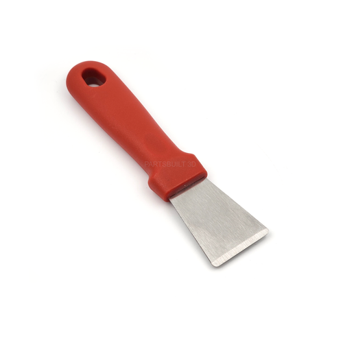 Red Handled Scraper 3D Print Removal Tool - Red Handle Scraper | Partsbuilt 3D