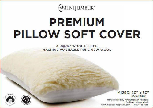 Premium Wool Pillow Soft Cover: M129D