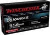 1,000 Round Case Winchester Ranger Bonded RA556B 5.56 NATO 64 Grain Bonded Solid Base JSP - Barrier Blind FBI Duty Round - Free Shipping!