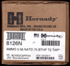 1000 Rounds Hornady LE 8126N - 5.56 NATO 75 gr. BTHP T2 TAP  - New Production and Free Shipping!