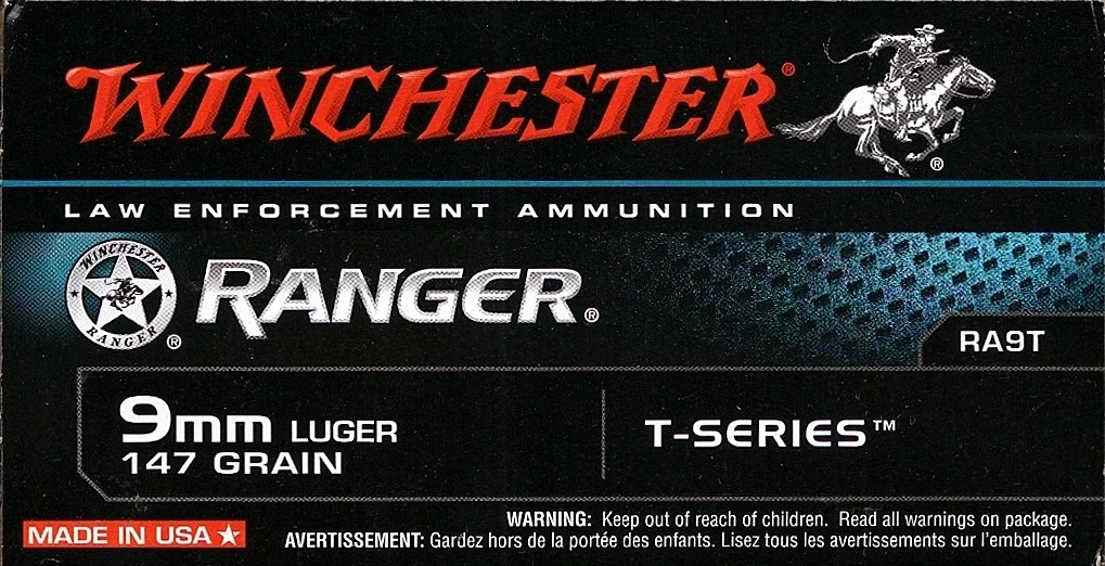 Winchester 9mm Luger 147gr – 50rd