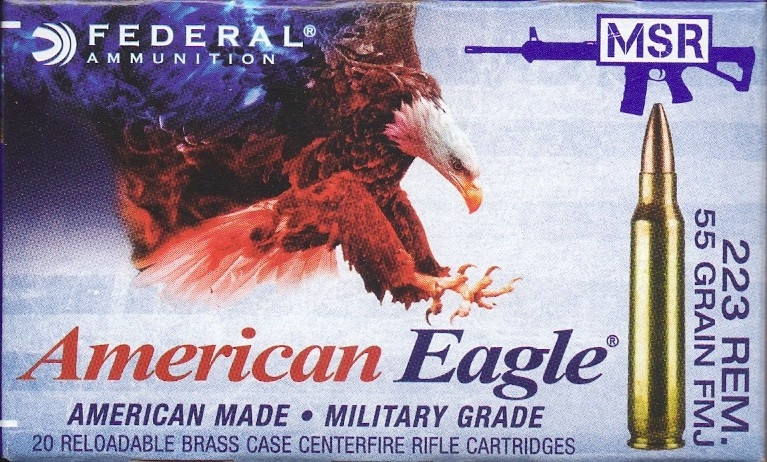 Federal .223 Remington 55gr FMJ – 500rd