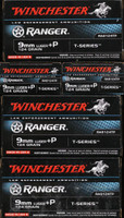 500 Round Factory Sealed Case Winchester Ranger T-Series RA9124TP - 9mm +P 124 grain Jacketed Hollow Point